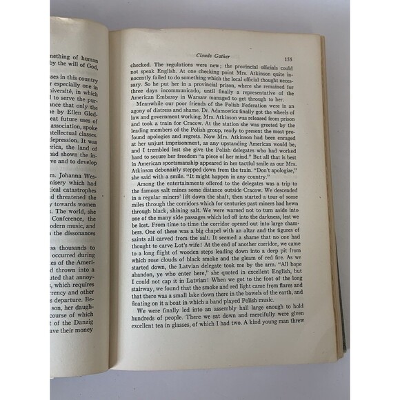 SIGNED Book + signed letter / Many a Good Crusade / Virginia Gildersleeve / 1955 - Picture 11 of 12